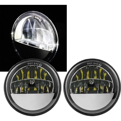 4.5 inch LED Light 4-1/2" Led Fog Light Housing Bracket Fog Lights Auxiliary Lamp Motorcycle Projector Headlight