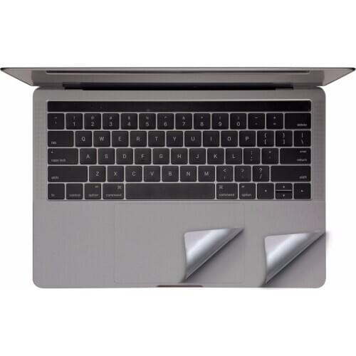 Full Guard wrist pad Rest cover skin For New Apple MacBook Touch bar 13 15 (model : A1706/A1989/A1708/A1707/A1990)-Space gray