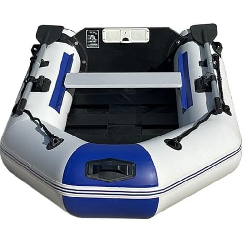 3 Person 230CM Length Sport Yacht Wood Floor Inflatable PVC Assault Speed Boats