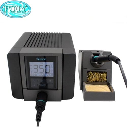 QUICK TS1200A intelligent touch lead-free Adjustable thermostat soldering station anti-static Sleep Function Soldering Iron