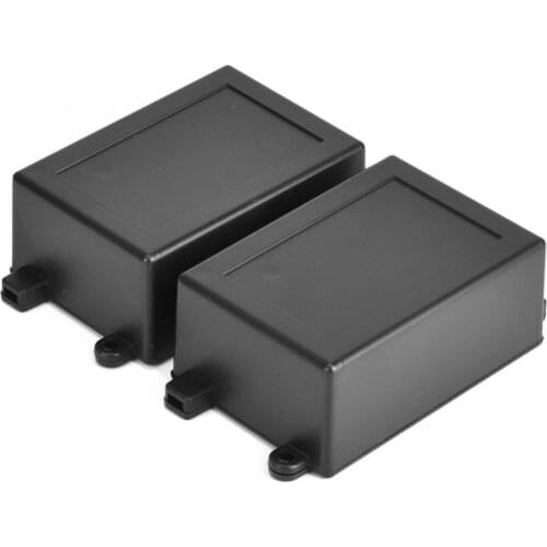 2PCS DIY Electronic Project Box Instrument Enclosure Case for Circuit Board Relay Module Aluminum Instrument Box 82 x 57 x 35MM