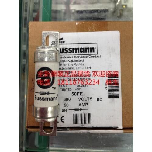COOPER BUSSMANN 50FE 50A 690V 63FE 63A 63ET 80FE 80A 80ET 100FEA 100A 100FE 56ET 56A BS88:4 FUSE 500V 700V HRC MADE IN INDIA