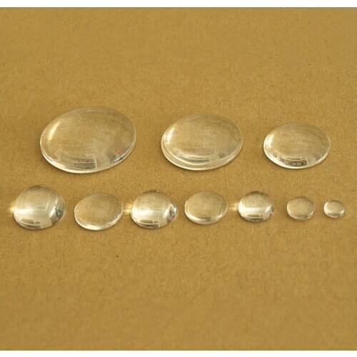 Diameter 6mm~40mm High power LED lens No Edge glass Plano convex lens Condenser Stage lens