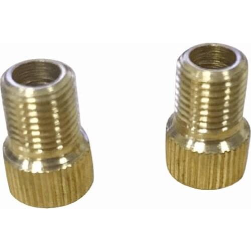 2pc Brass Adaptor Presta To Schrader Bicycle Valves Converter Gold Bike Connector Cycling Accessories Tapa Valvula#60
