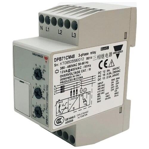 Carlo gavazzi three phase relay DPB71CM48 Monitoring