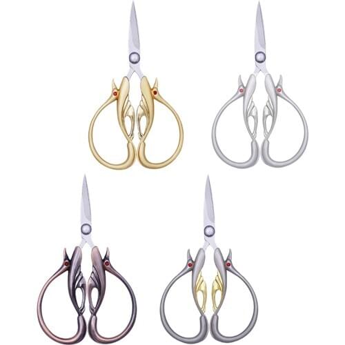 Stainless Steel Swan Sewing Scissor Shear for Embroidery / Cross Stitch Tool