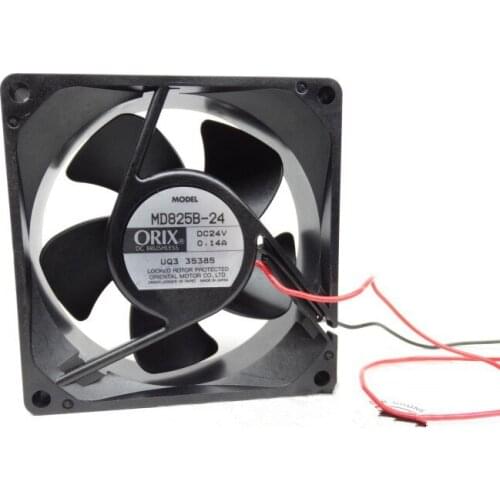 MD825B-24 DC24V 0.14A Original FOR ORIX 8CM Inverter Radiator Fan