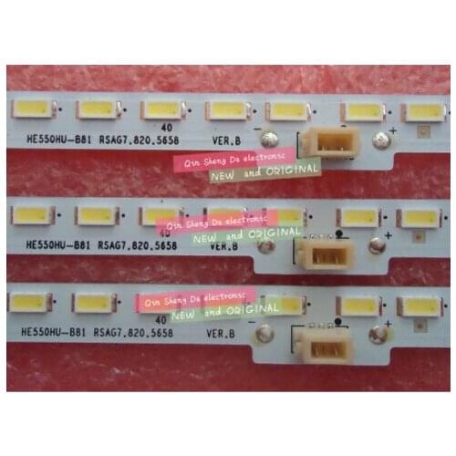 New 5set=10pcs 84LED 600MM LED strip for LT-1150150-A LC-55N7000U HE550HU-B81 RSAG7.820.5658 REV.B