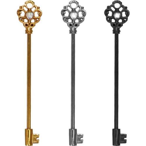 New Key Design Ear Industrial Piercings Surgical Stainless Steel Cartilage Earrings 38mm Ear Plugs Body Piercing Jewelry