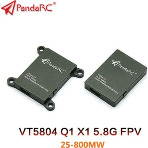 PandaRC VT5804 Q1 X1 5.8G 25mW-800mW Video Transmitter 16CH W/ MMCX SMA/RP-SMA and Foxeer Lollipop 2 V2 Antenna for FPV RC Drone