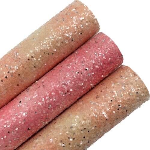 Cloudy Chunky Glitter Vinyl Fabric Sheet Glitter Synthetic Leather Faux Vinil For Bows Earrings DIY 6S106A