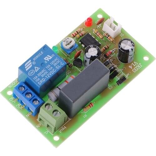 AC 220V Trigger Delay Switch Turn On Off Board Timer Relay Module PLC Adjustable