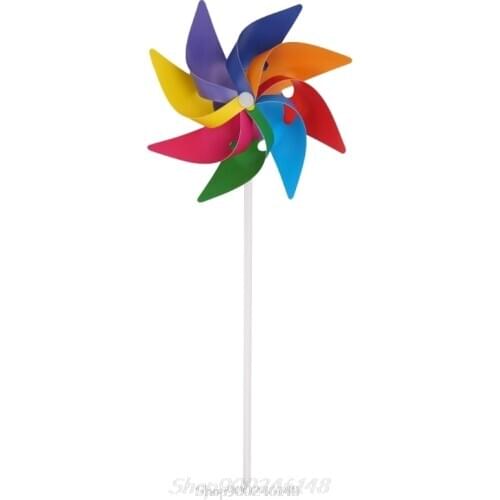 Garden Yard Party Camping Windmill Wind Spinner Ornament Decoration Kids Toy New Jy28 20 Dropship