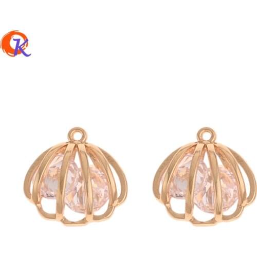 Cordial Design 20Pcs 12*12MM Jewelry Accessories/Charms/DIY Making/Flower Shape/Genuine Gold Plating/Hand Made/Earring Findings