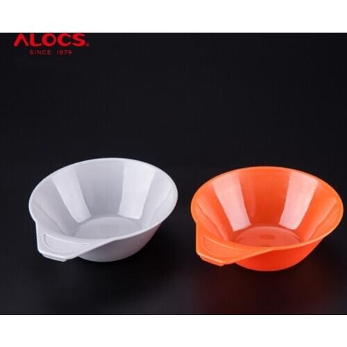 Alocs Outdoor Folding Portable Dinner PP Bowl Picnic Camping Tableware 200ml 4PC/Lot