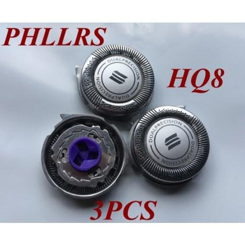 3Pcs HQ8 razor blade replace Head for PHILIPS Shaver PT830 PT710 PT715 PT725 PT720 PT728 PT730 PT734 PT721 PT722 PT724 PT726