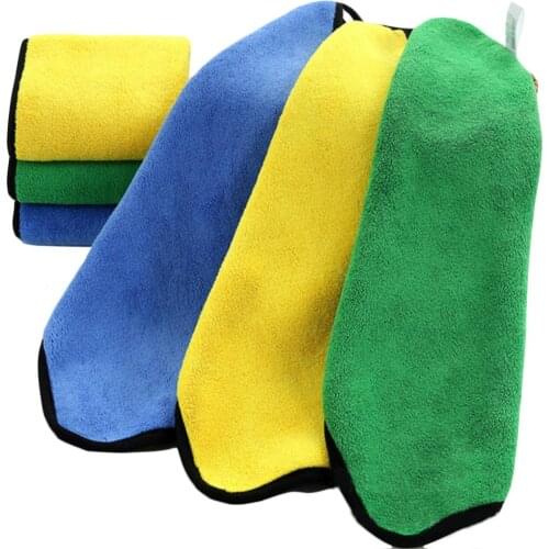 30x30cm Super Absorbent Car Wash Coral Velvet Towel Cleaning Drying Cloth