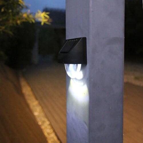 LED Solar Step Light Deck Fence Light Outdoor Garden Street Light Balcony Acrylic Decorative Lights Wall Lights Garden Lights