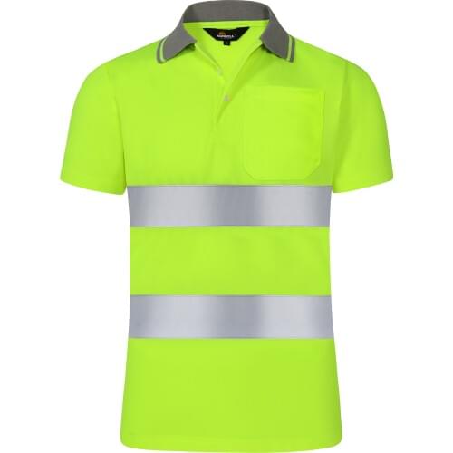 Hi vis reflective Orange Shirt Men Safety Work t Shirt Men Night Reflective Short Sleeve Shirt for Men
