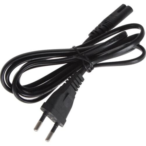 High Quality Black Color 2.5A the EU Plug Standard Cable Connects Charger Accessories Ideal to serve as a reserve cable