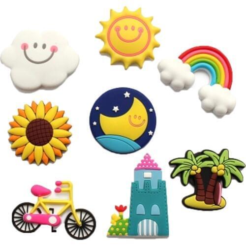 ZOCDOU Cattoon Sun Children Fridge Refrigerator Magnet Paster Ice Box Sticker Icebox Child Education Toy Koelkast Refrigerador