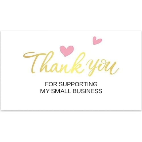 10-30pcs Thank You For Your Order Cards to Support Small Business Customer Shopping for Online or Retail Stores, Handmade Goods