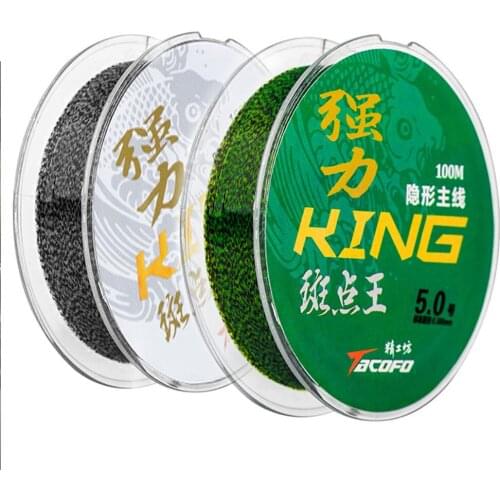 100M Invisible Fluorocarbon Fishing Line Japan Toughness Strong Nylon Monofilament Mainline Fly Fishing Line carp sea Fishing