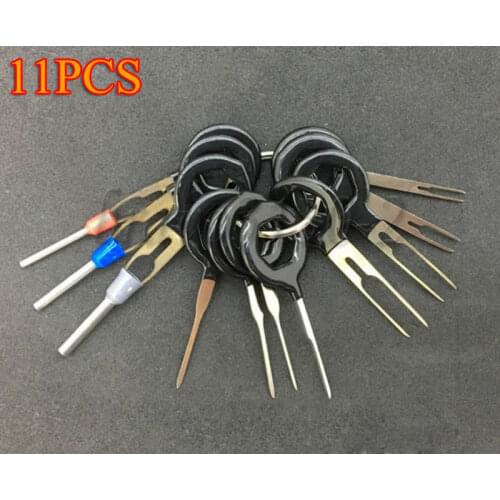11Pcs Car Terminal Removal Tool Kit Wire connector Pin Release Extractor Puller