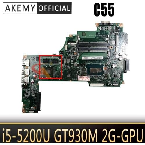 A000388620 DA0BLQMB6E0 For Toshiba C50-C L50-C L50T-C L55-C S55-C C55-C Laptop Motherboard With i5-5200U GT930M 2G-GPU 100% Test