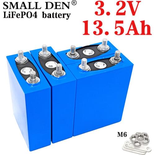 NEW 3.2V 13.5Ah lifepo4 battery DIY 12V 4S 24V cells for Motorcycle energy storage motor inverter batteries Add strut connection