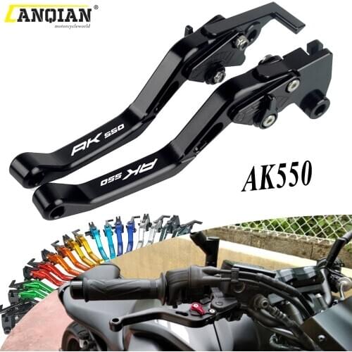 Motorcycle Accessories Lever CNC Aluminum Adjustable Foldable Extendable Brake Clutch Levers For KYMCO AK550 AK 550 All Years