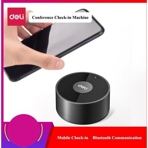 Deli 13650 Mobile check-in machine Bluetooth APP phone conference check-in machine Intelligence attendance machine
