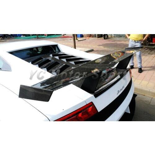 Car Accessories Carbon Fiber ST Style Rear GT Wing Fit For 2003-2014 Gallardo LP550 LP560 LP570 LP570-4 Trunk Spoiler