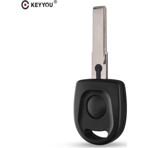 KEYYOU Transponder Key Case No chip For VW Polo Golf for SEAT Ibiza Leon for SKODA Octavia shell