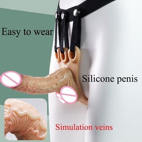 Erotic Toys Strap On Realistic Dildo Pants For Men Woman Strapon Dildo Panties Silicone Big Artificial Penis Lesbian Sex Toys