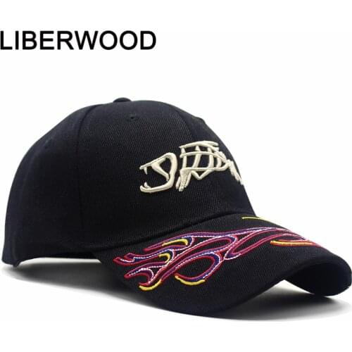 LIBERWOOD Skeleton Fish Bones Unisex Embroidery Truck Baseball Cap Men Sunshade Fishing Adjustable Dad Hat Fashion