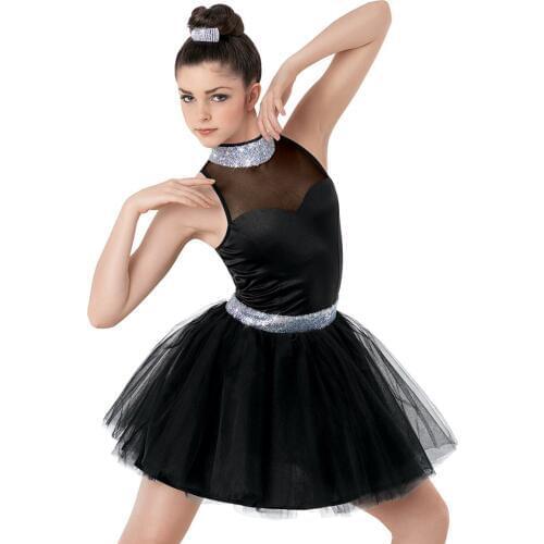 Adult Ballet Dance Dress Sleeveless Dancing Costumes Female Dance Performance Wear Girls Stage Performance Suit D-0425