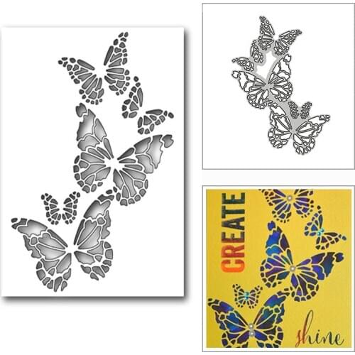 New Flying Butterfly Animal 2020 Metal Cutting Dies for DIY Scrapbooking Decoration and Card Making Embossing Craft No Stamps