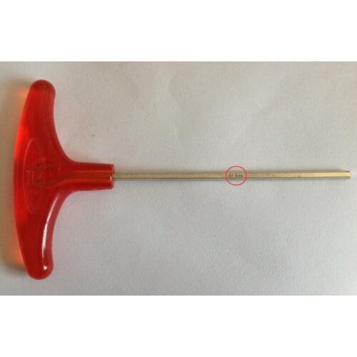 Embroidery machine spare parts - genuine EIGHT brand Hexagon key wrench T type 5mm, repair tool, socket head cap screw driver