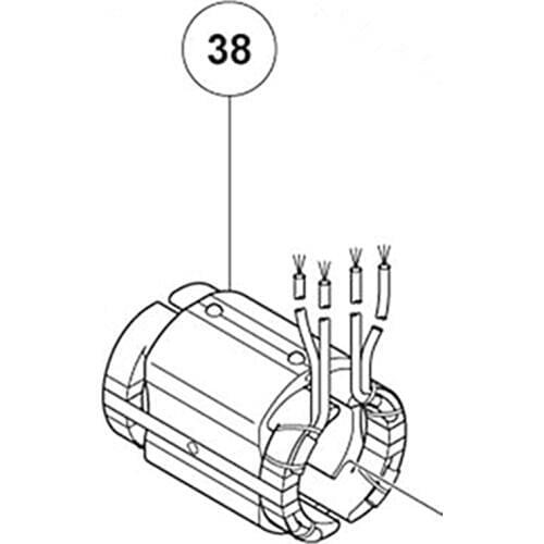 STATOR 220V 340905D 340905E For Hitachi DV22V