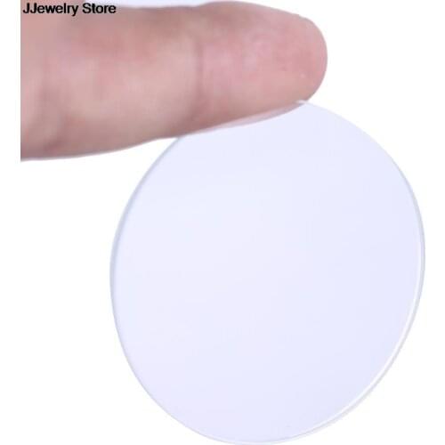 5pcs Size 36mm/37mm/38mm/39mm/40mm Anti-scratch Transparent Round Crystal Watch Glass Part For Watch Repair