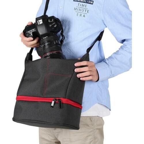 Waterproof DSLR Camera Bag Case For Panasonic GX80 GX85 DMC-FZ70 DMC FZ70 FZ80 Sony alpha Nikon Canon Photo Backpack Lens Case