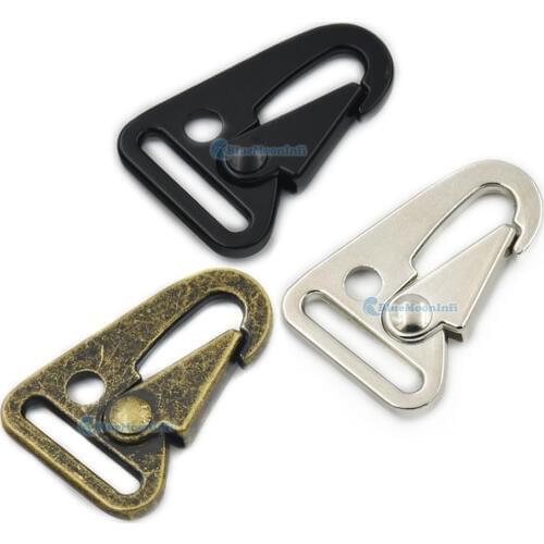 2/5/10/20 pcs Sling Clip Spring Gate Snap 1" 25mm Olecranon Hook Webbing Strap Buckles