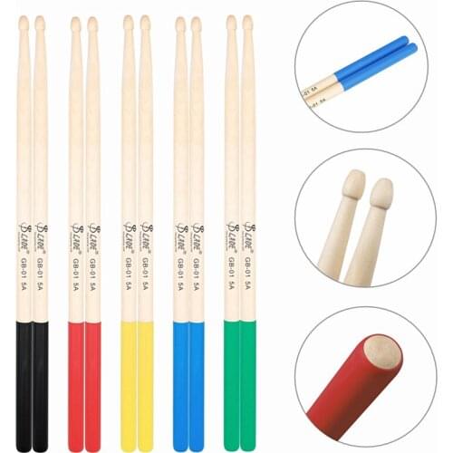 3 Pairs 5A Maple Non-slip Drum Sticks Drumsticks Universal Drum Set Drumsticks Musical Instrument Accessories
