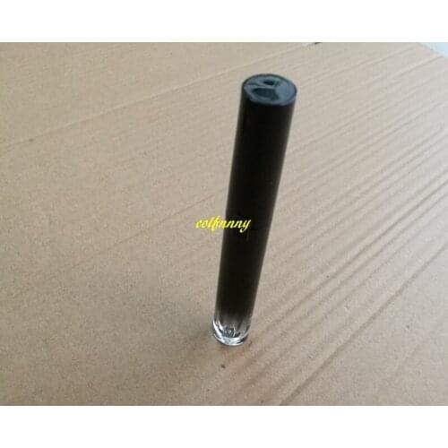 300pcs/lot 5g Black Gradient Oval Lip Gloss Tubes 5ml Plastic Empty Lip Balm tube bottle Lipstick Container G0702