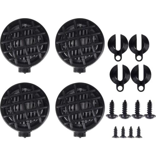 4PCS RC Crawer Round/Squae LED Light Cover Lampshade for 1:10 RC Car Axial SCX10 Tamiya HSP HPI D90