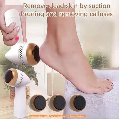 Electric Foot File Grinder Dead Skin Callus Remover For Foot Pedicure Tools Feet Care For Hard Cracked Foot Files Clean Tool#dg4