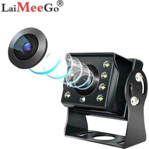 Hot Truck Backup Camera Heavy Duty 8 LED Night Vision Waterproof Vehicle Rear View Camera For Truck/Trailer/Pickups/RV 12-24v