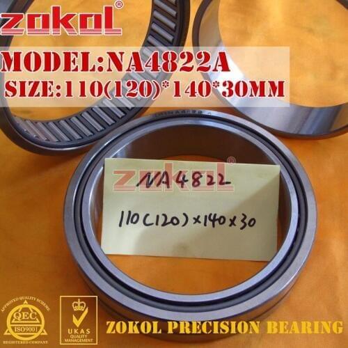 ZOKOL NA4822 A NA4822A Entity ferrule needle roller bearing 110*140*30mm RNA4822A 120*140*30mm