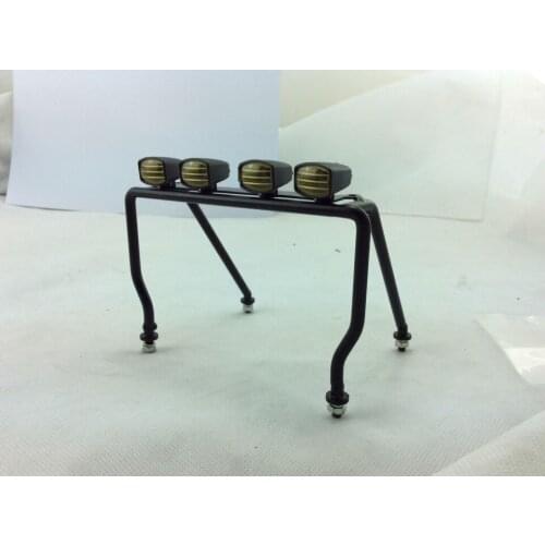 Metal Roll Cage w/ led Light Tamiya 1/10SCALE Monster HSP Tamiya HPI Pickup Truck Toyota Hilux Highlift 58397 Bruiser 58519